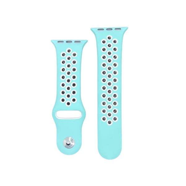 marine white sport band active for apple watch strap